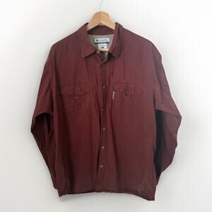 Columbia Skid Trail Long Sleeve Vented Fishing Outdoors Dress Casual Shirt L